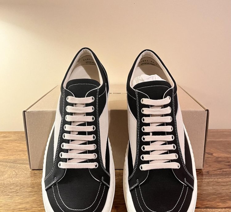 SS24 LIDO Rick Owens 22oz Denim Vans Vintage Low Sneakers