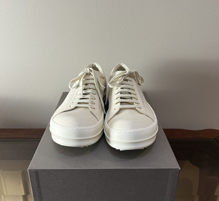 SS24 LIDO Rick Owens Milk Vans Vintage Sneaker Size 11