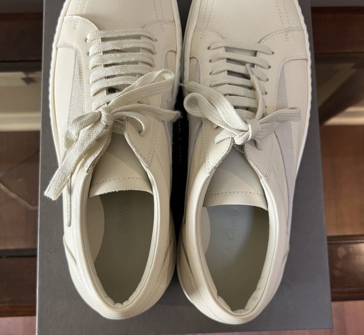 SS24 LIDO Rick Owens Milk Vans Vintage Sneaker Size 11