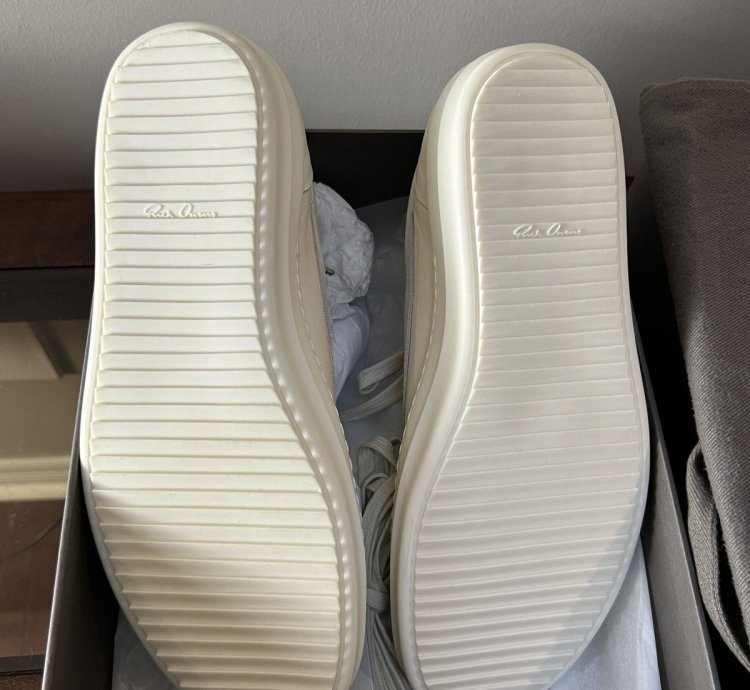 SS24 LIDO Rick Owens Milk Vans Vintage Sneaker Size 11