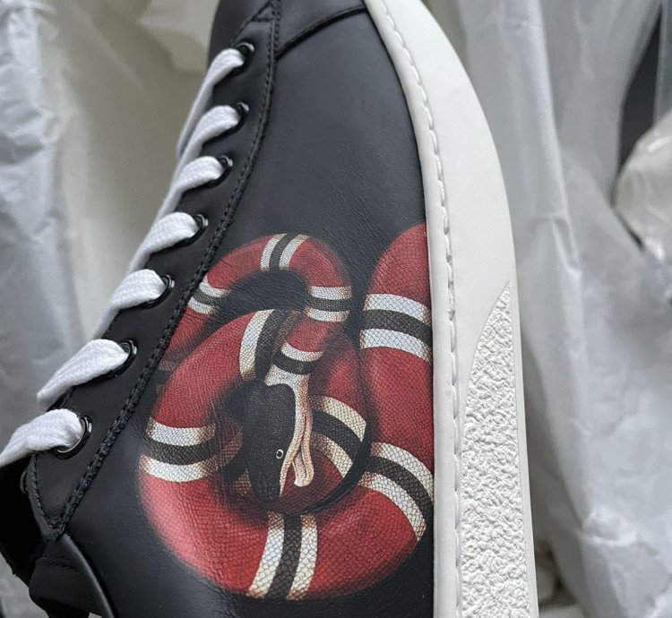 Super Rare Brand NEW Sold Out King Snake ACE Leather Sneaker