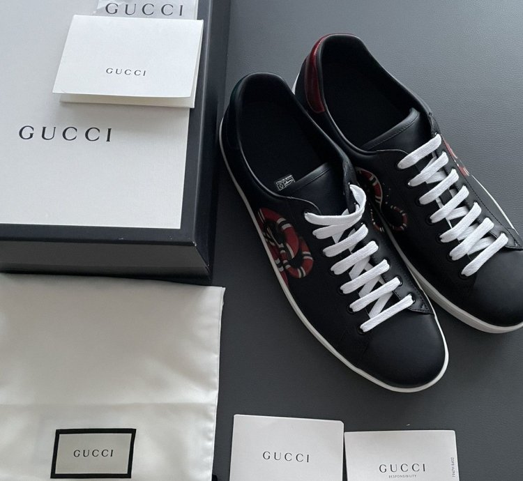 Super Rare Brand NEW Sold Out King Snake ACE Leather Sneaker