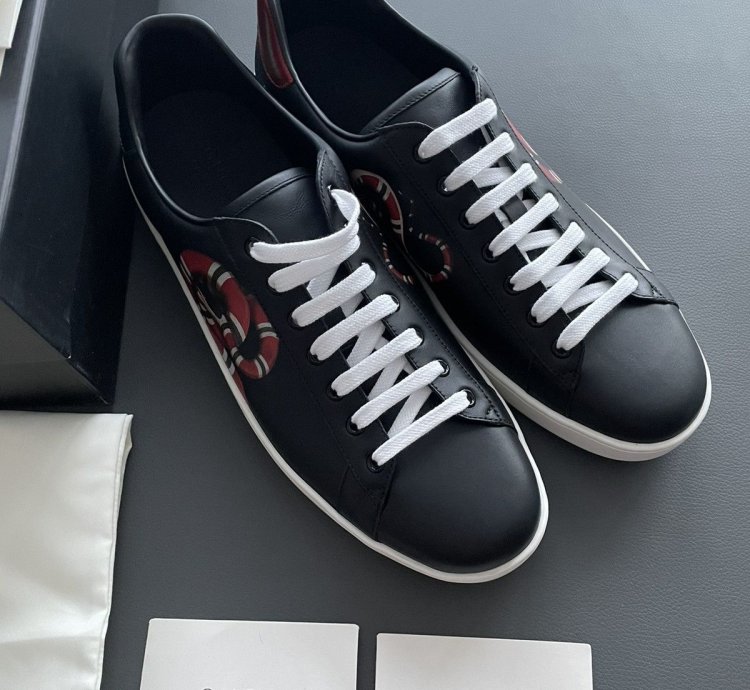 Super Rare Brand NEW Sold Out King Snake ACE Leather Sneaker