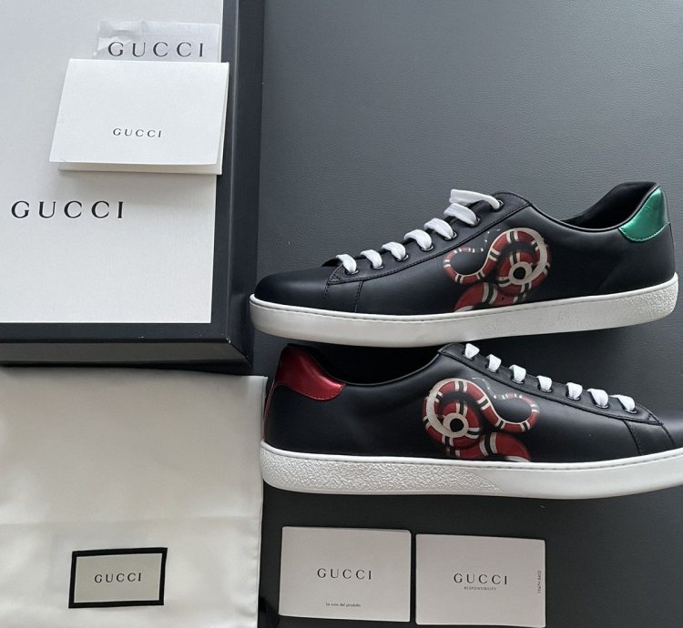 Super Rare Brand NEW Sold Out King Snake ACE Leather Sneaker