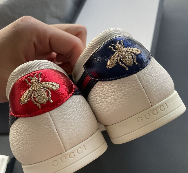 Super Runway Hebron Leather Bee ACE Low Top Sneaker BrandNew