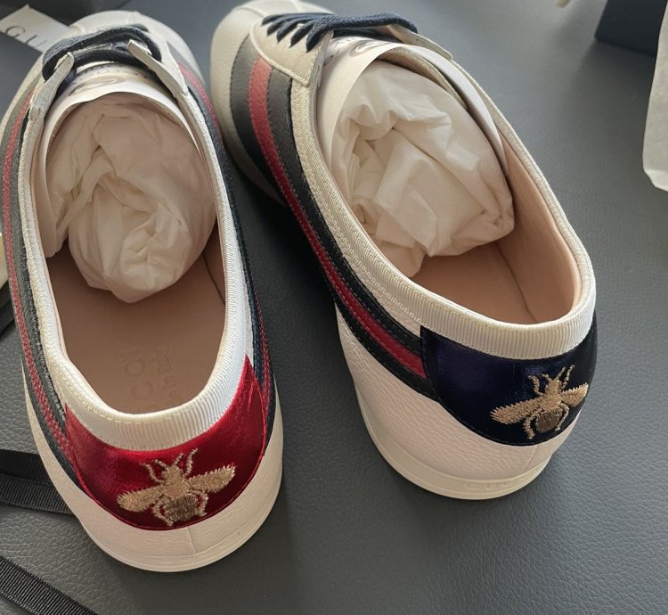 Super Runway Hebron Leather Bee ACE Low Top Sneaker BrandNew