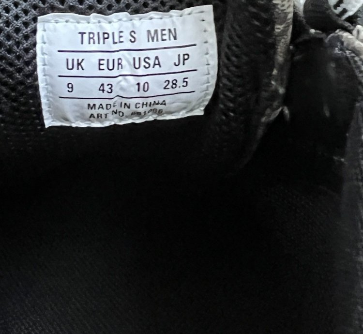 The Hacker Project Triple Chunky Sneakers No Box