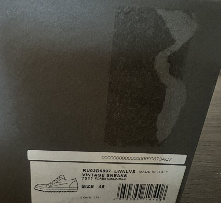 Vintage Sneaks Forest Milk EU 45