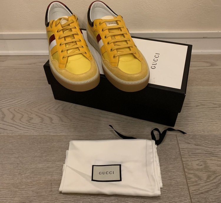 Web sneakers by Gucci size 45