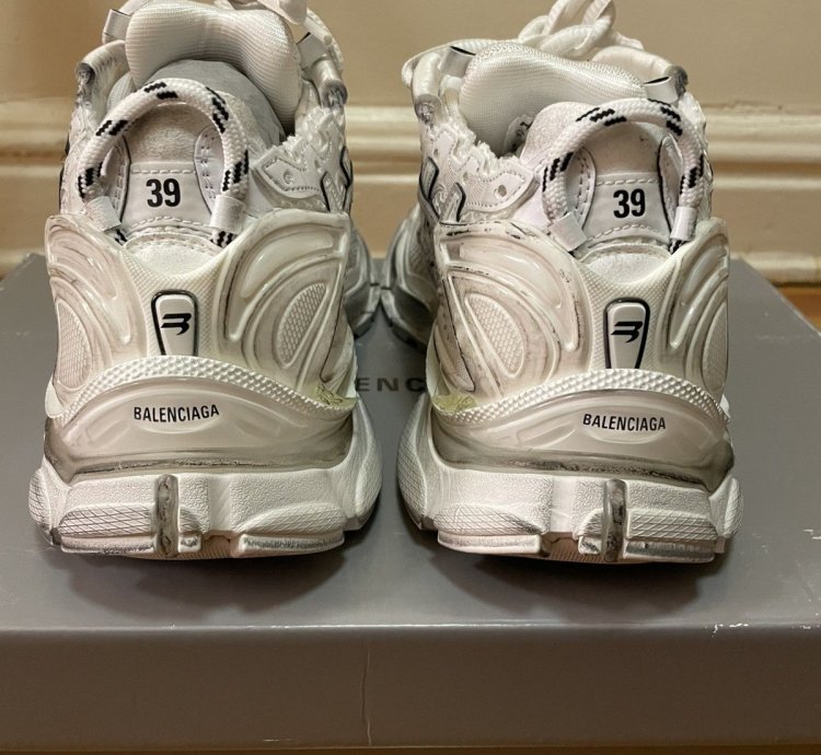White Balenciaga Runners