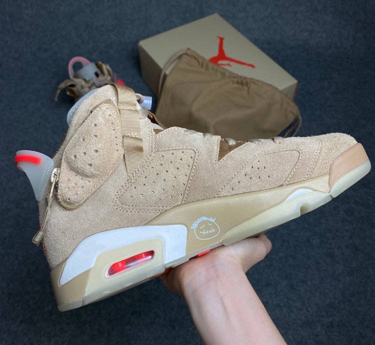 Nike Air Jordan 6 Retro Travis Scott British Khaki