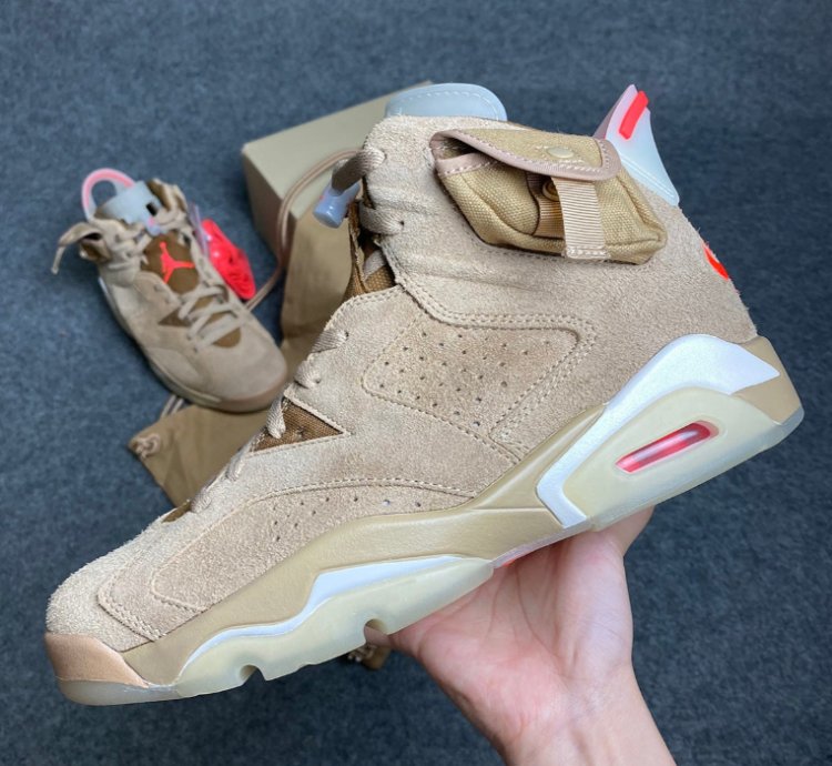Nike Air Jordan 6 Retro Travis Scott British Khaki