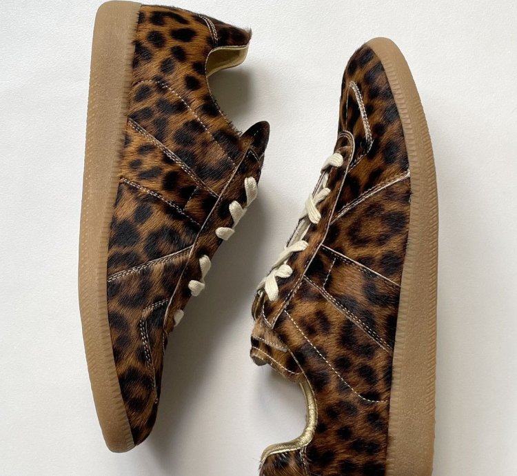 17 Leopard Print Fur GAT Sneakers