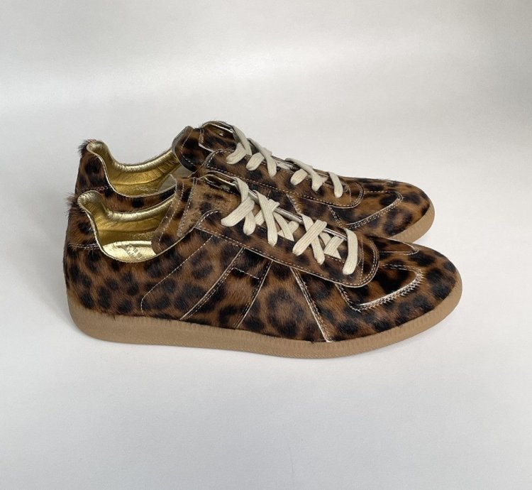 17 Leopard Print Fur GAT Sneakers