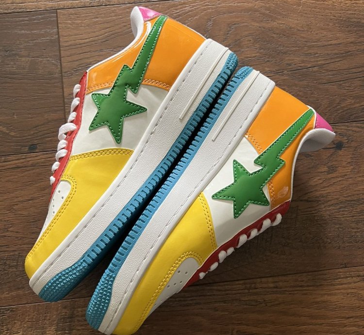 2008 Bape Bapesta Baby Milo Multi Color Sneakers