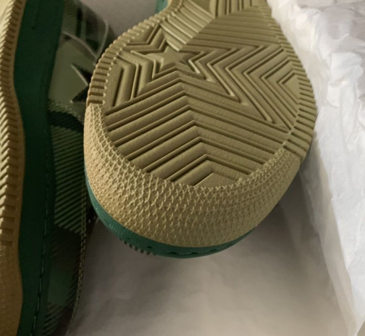 2008 DS Bapesta Plaid Tartan Green