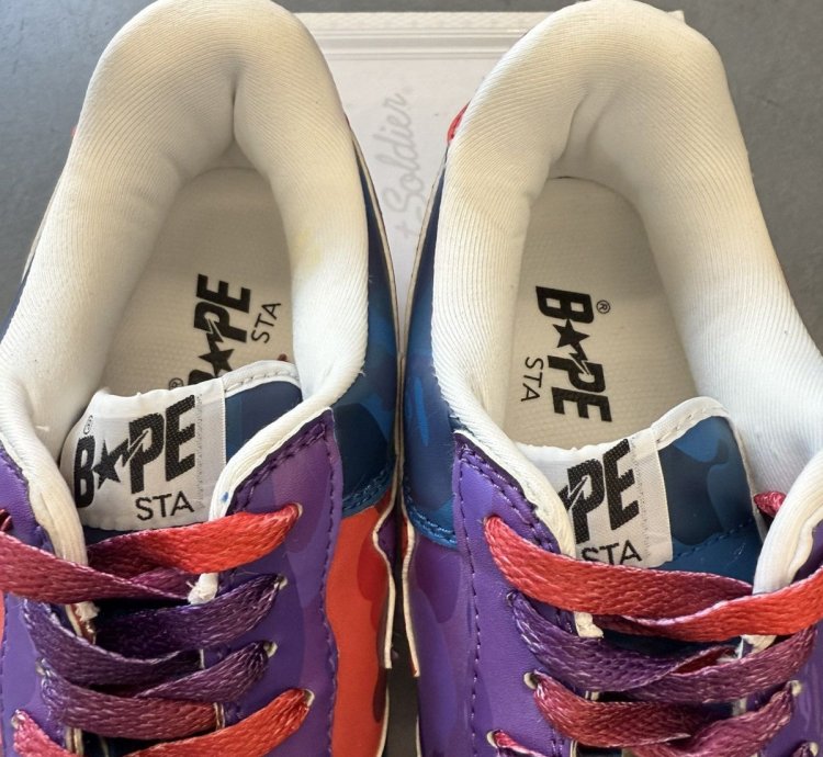 2013 Bathing Ape Color Camo Crazy Bape Sta Sneakers