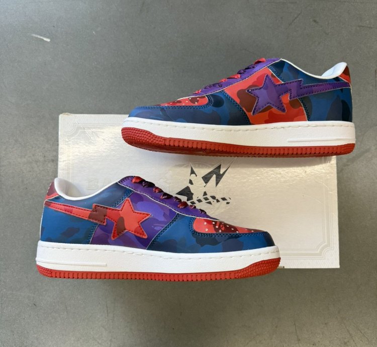 2013 Bathing Ape Color Camo Crazy Bape Sta Sneakers