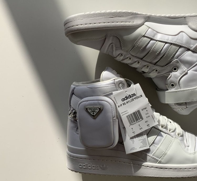 2021 Prada Adidas Forum High Re-Nylon