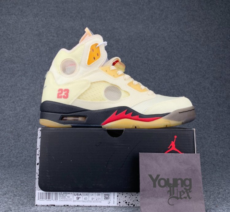 Nike Air Jordan 5 Retro Off-White Sail