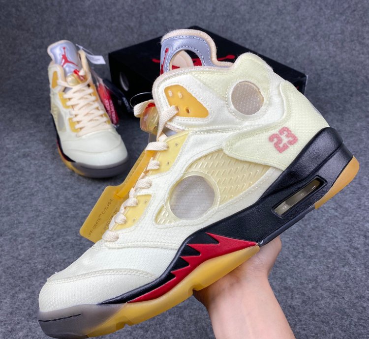Nike Air Jordan 5 Retro Off-White Sail