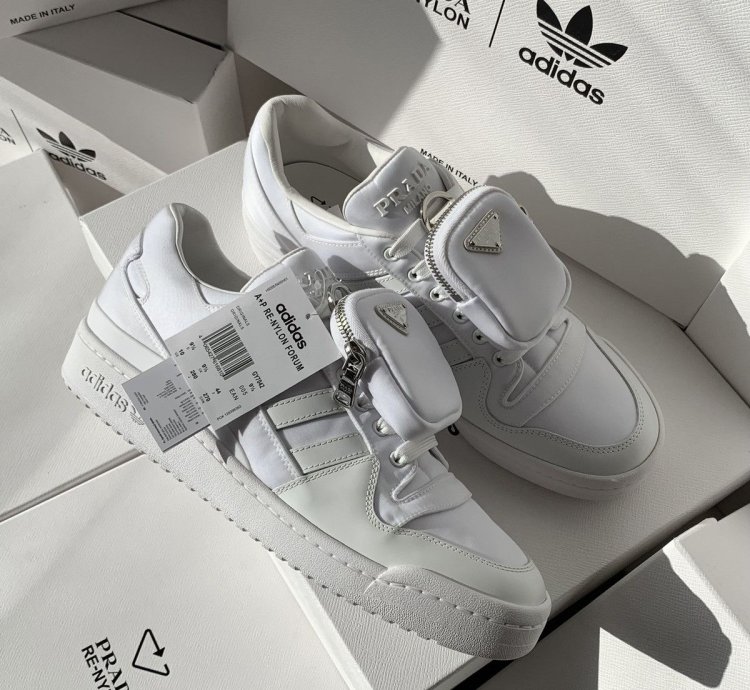 2021 Prada Adidas Forum Low Re-Nylon