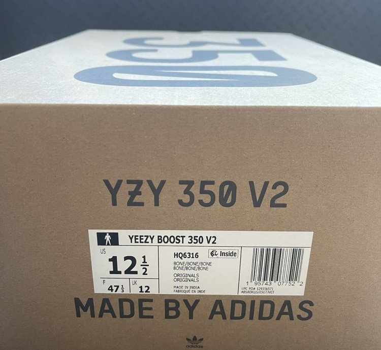 2022 Adidas Yeezy Boost 350 V2 Bone SZ US 12 5