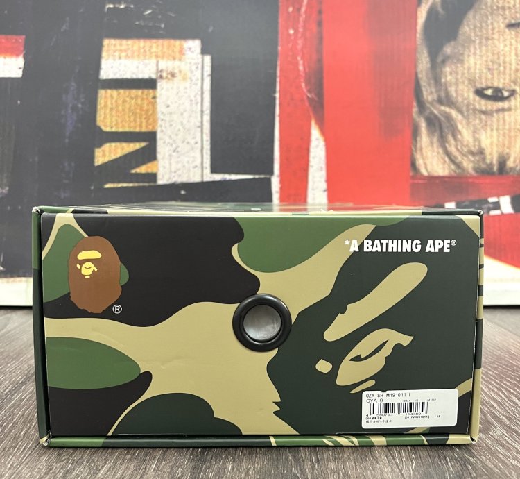 2022 Bape Bapesta 93 Hi Grey White Dark Grey