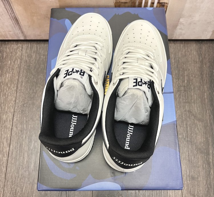 2023 Bape JJJJound Bapesta Low White Navy Blue