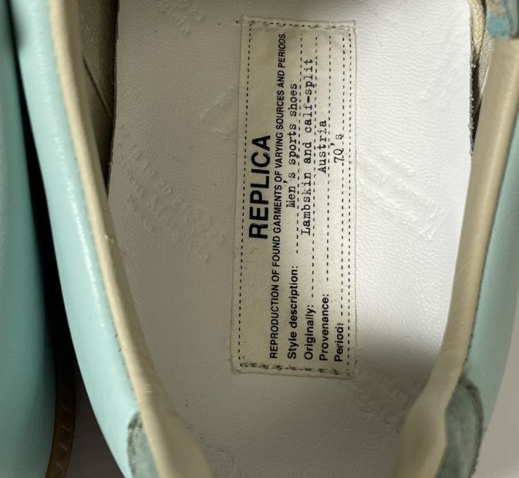 21 Light Blue Gat Sneakers