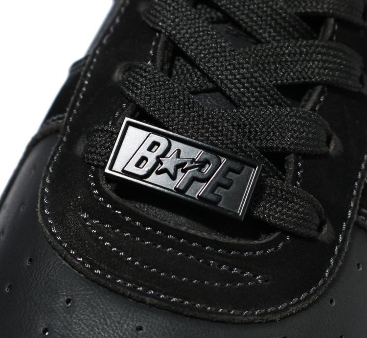 9 5 DS BAPE STA MILITARY MID Leather Suede Black