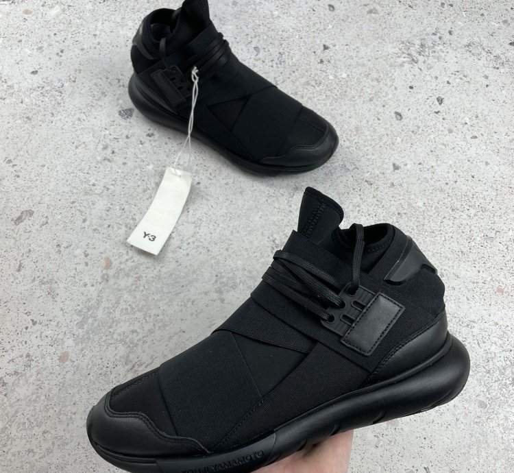 Adidas -3 Yohji Yamamoto Qasa Triple Black Size 12