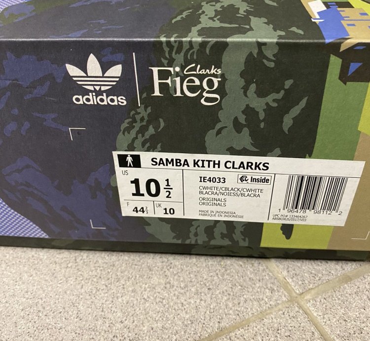 Adidas Clarks Kith 8th Street Samba