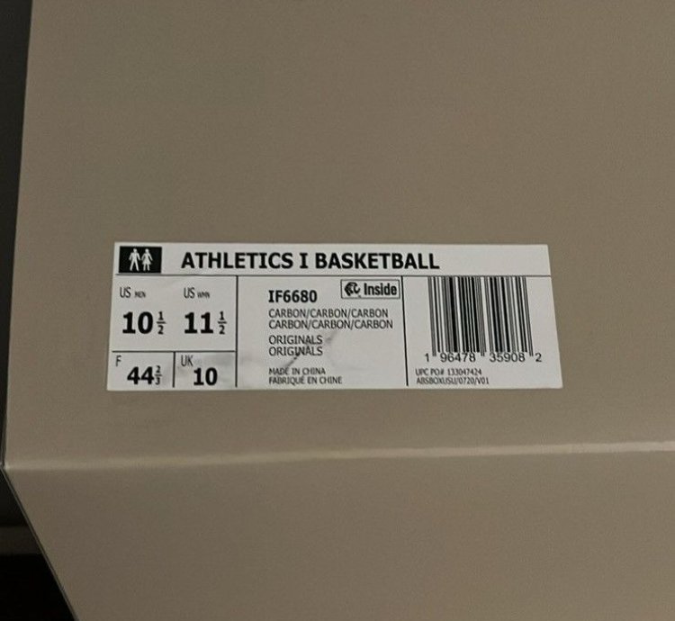 ADIDAS FEAR OF GOD ATHLETICS 1 BASKETBALL