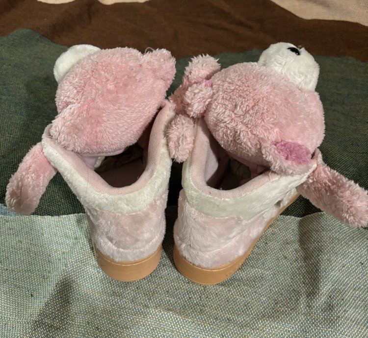 Adidas jeremy scott 3D bear high top sneakers