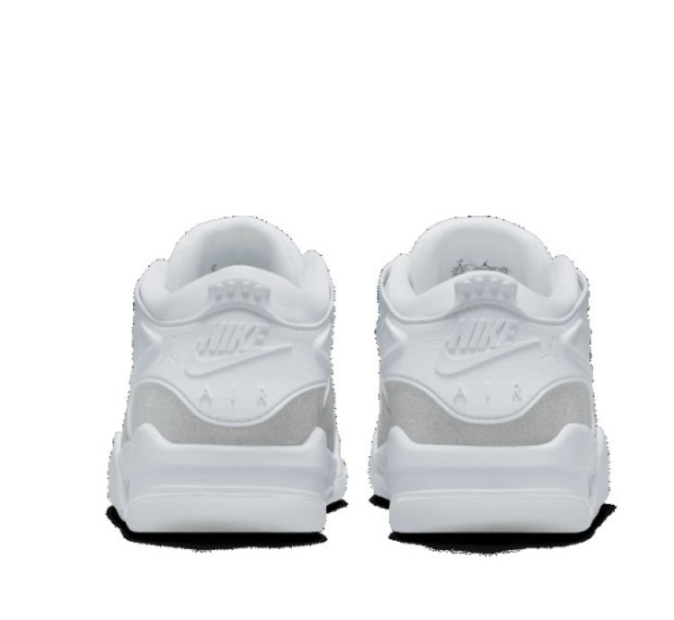 Mens Wmns Air Jordan 4 RM 'White Metallic Silver Glitter' HQ3441-111
