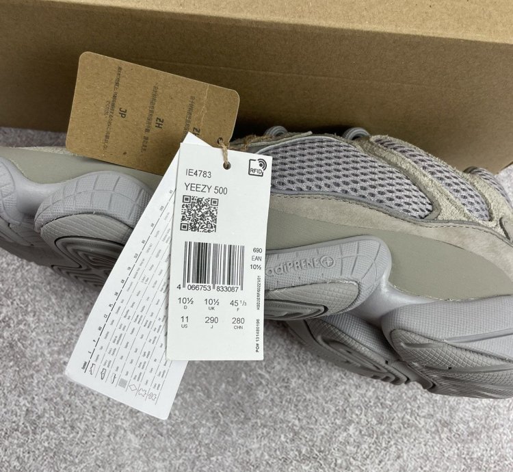 Adidas Kanye West Yeezy 500 Stone Salt Size 11