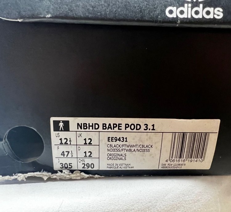 adidas POD S3 1 Bape Neighborhood