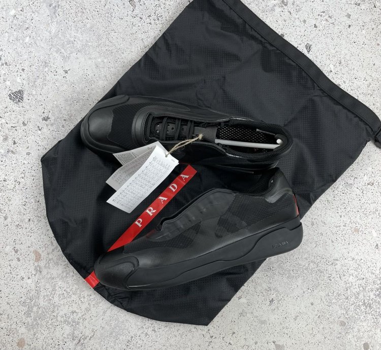 Adidas Prada Luna Rossa 21 Black Sneakers Size 8 5