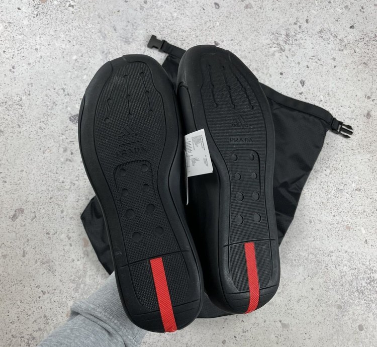 Adidas Prada Luna Rossa 21 Black Sneakers Size 8 5