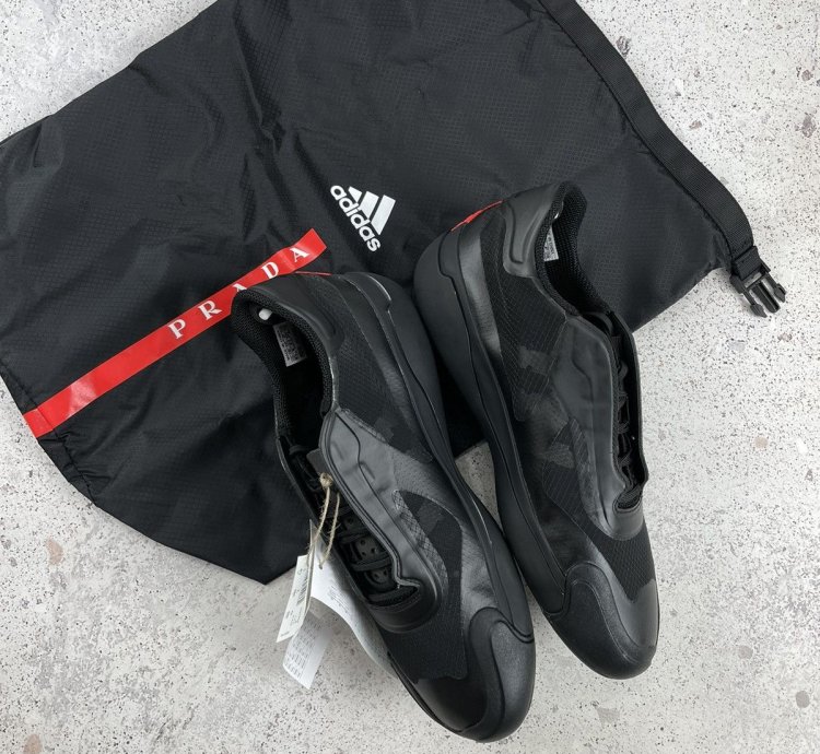 Adidas Prada Luna Rossa 21 Black Sneakers Size 8 5