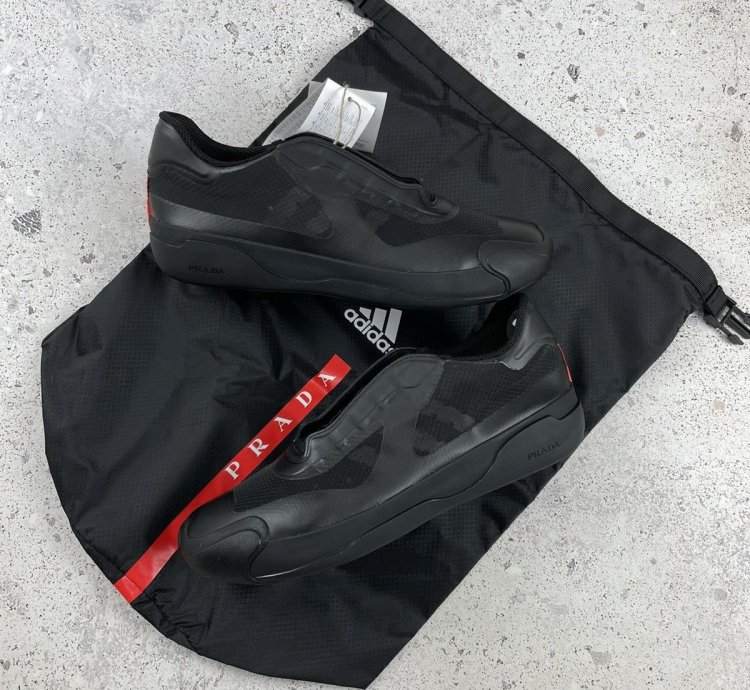 Adidas Prada Luna Rossa 21 Black Sneakers Size 8 5