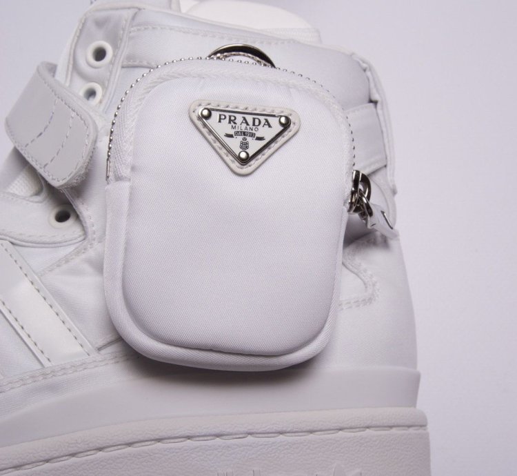 Adidas Prada Re-Nylon Forum High-Top Sneakers