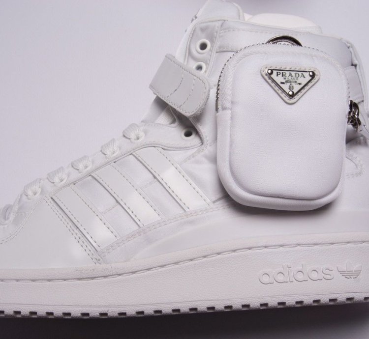 Adidas Prada Re-Nylon Forum High-Top Sneakers