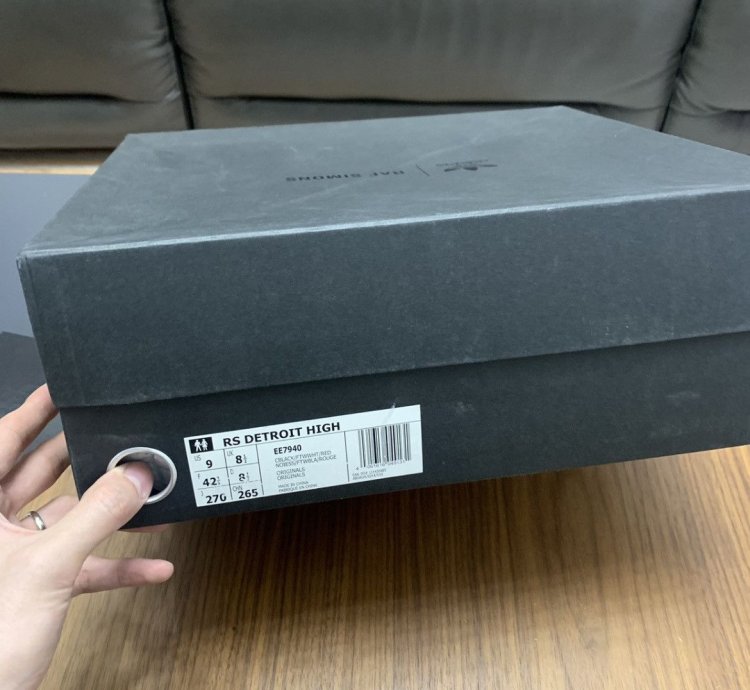 Adidas Raf Simons Hi Top Sneakers