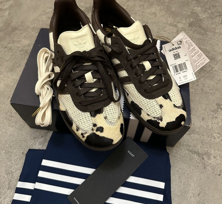 adidas samba cow print notitle