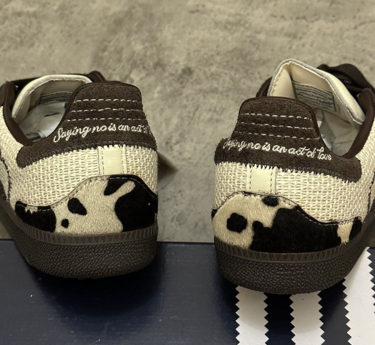 adidas samba cow print notitle
