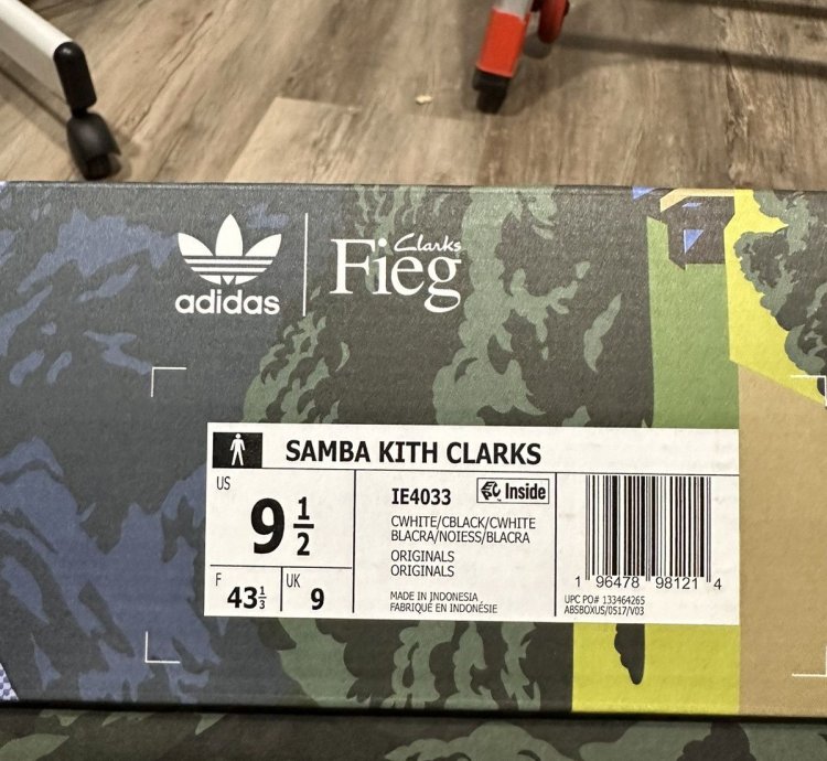 Adidas Samba Kith Ronnie Fieg Clark