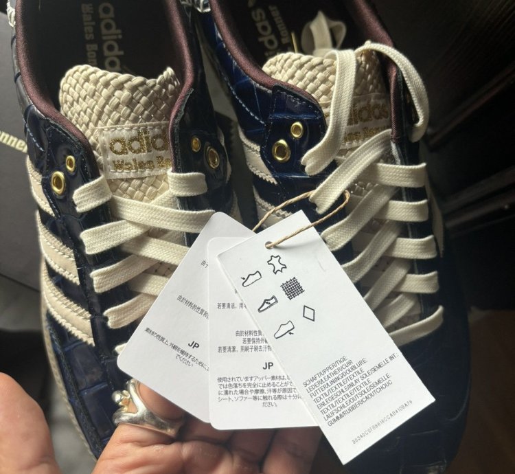 Adidas Samba Navy Croc Sneakers