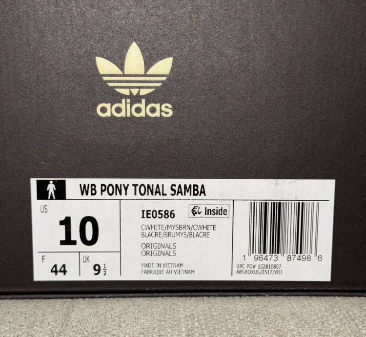 Adidas Samba Pony Tonal Wales Bonner Cream White